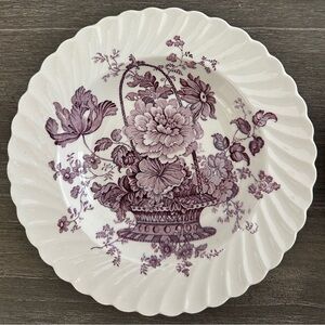 (4) Royal Staffordshire Charlotte Lavender Soup Bowls